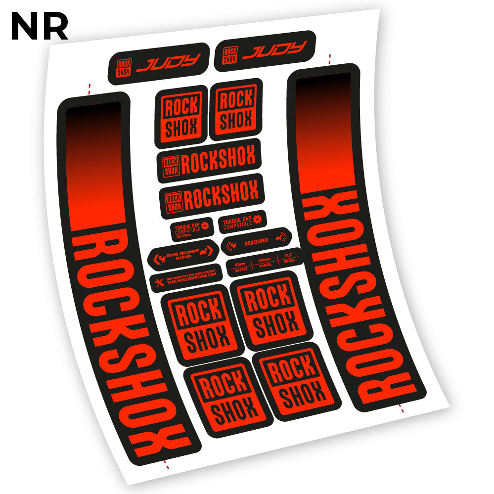 Autocollant Rock Shox Judy 2021, Autocollant Vélo Fourche 29 Vinyle