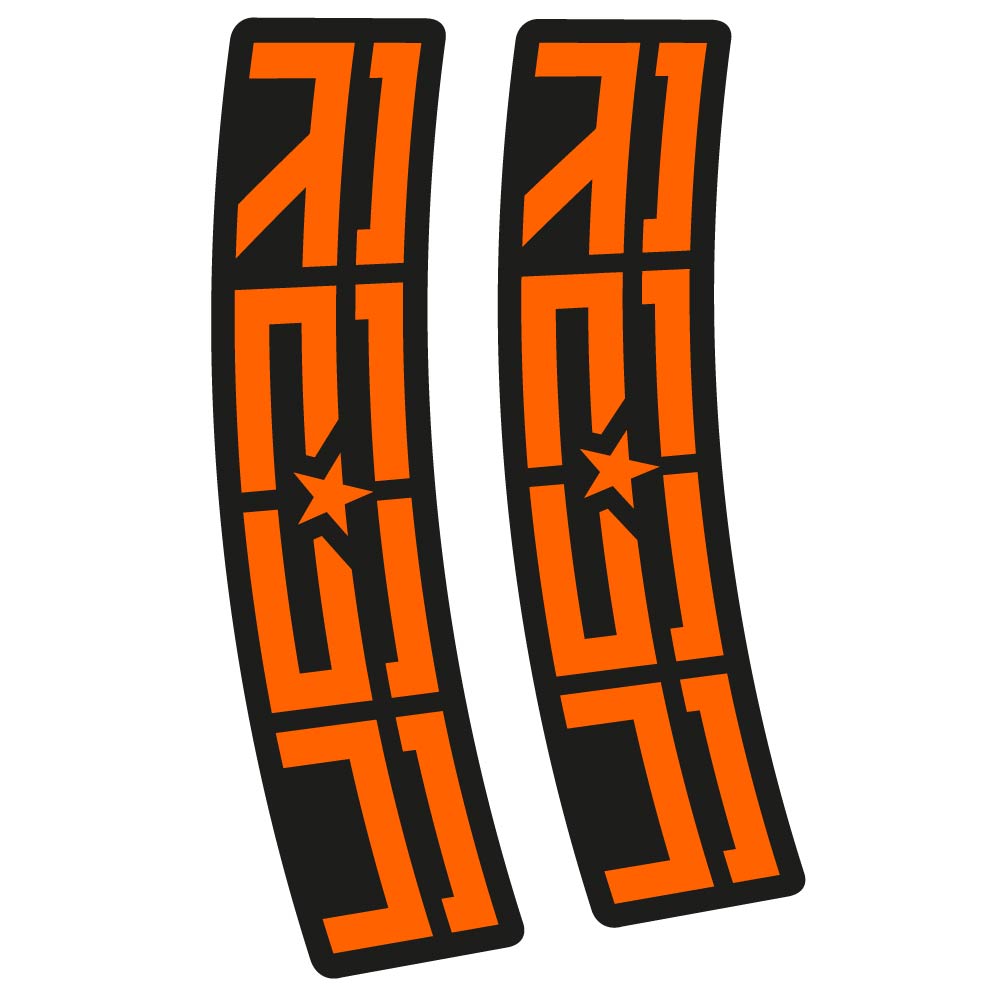 Autocollant Rock Shox Reba, Fourche, Vélo vinyle autocollant