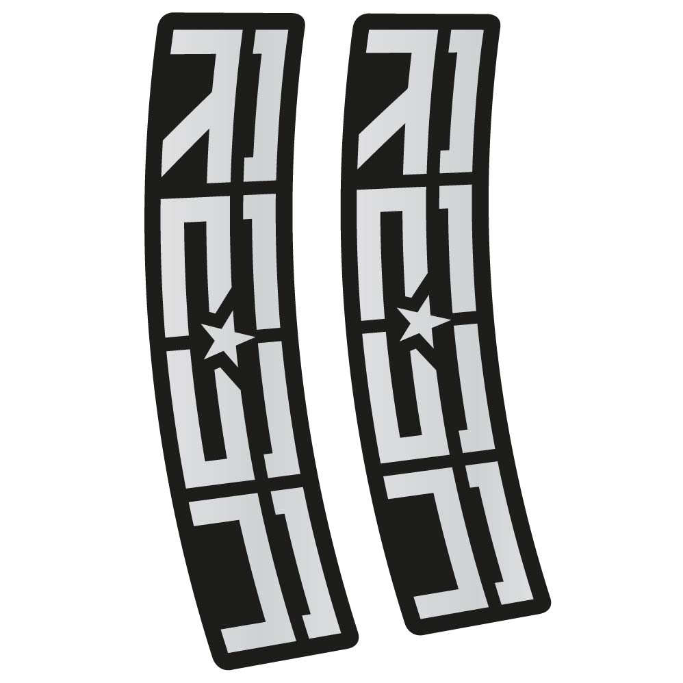 Autocollant Rock Shox Reba, Fourche, Vélo vinyle autocollant