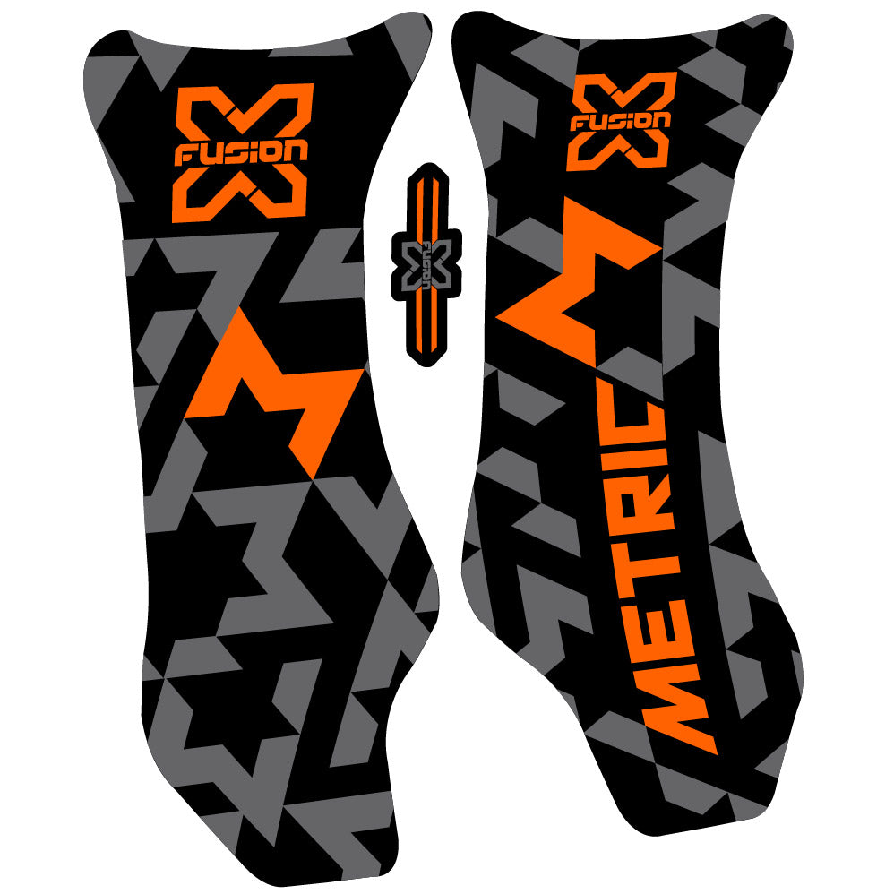 Autocollant X Fusion Metric 2018, Fourche 29, Autocollant Vélo vinyle