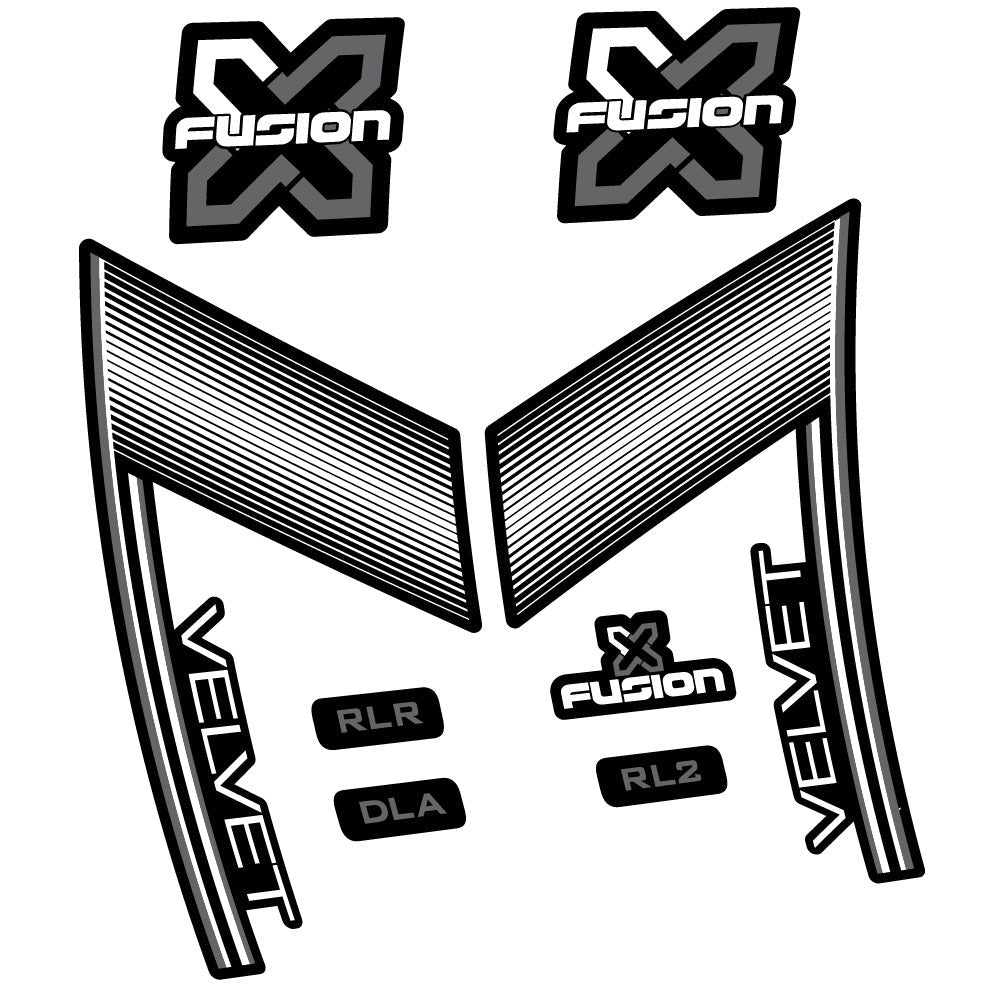 Autocollant X Fusion Velvet, Fourche 29, Autocollant Vélo vinyle