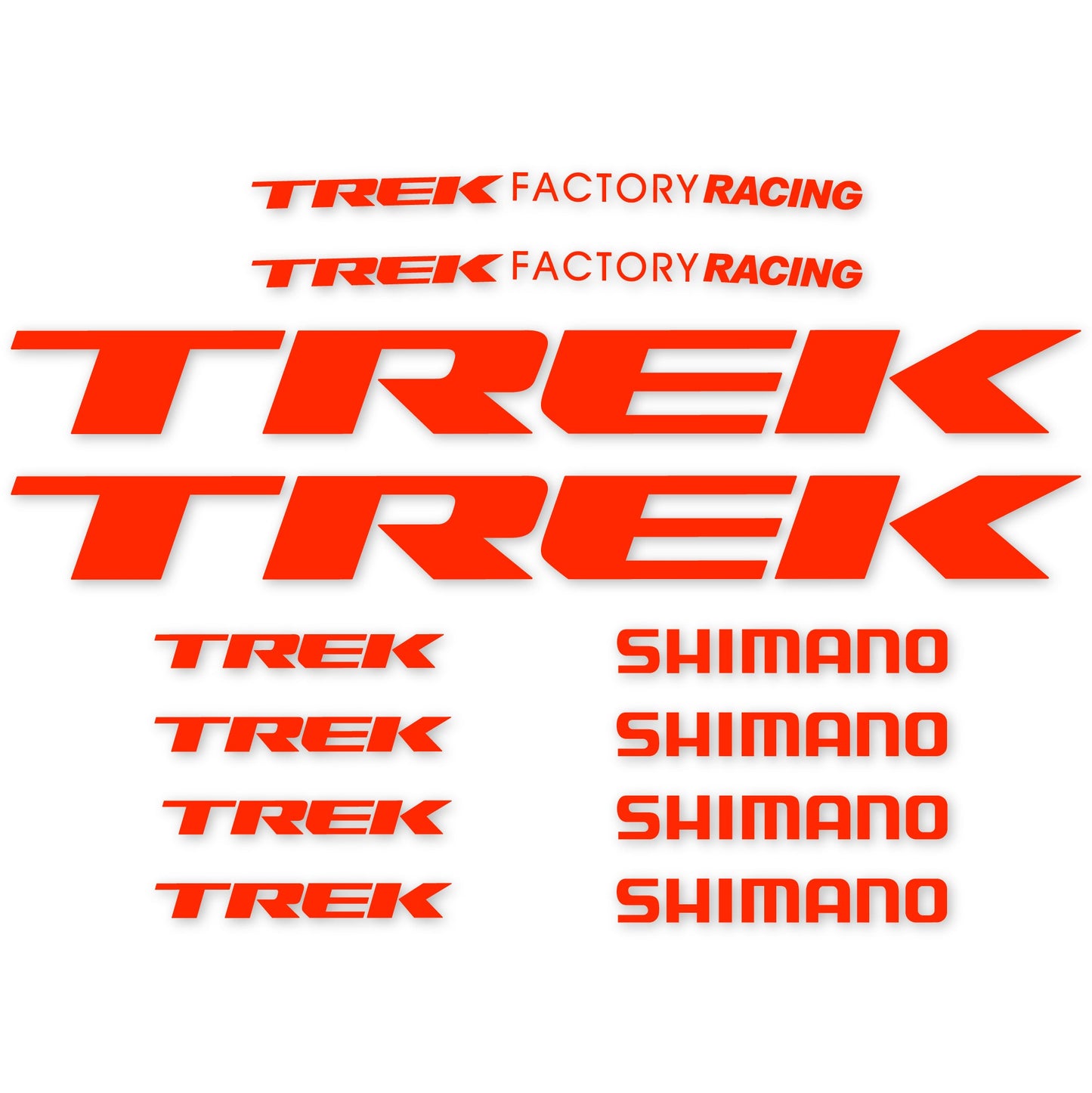 Autocollants, Trek Factory Racing Team, Cadre, Autocollant Vélo vinyle