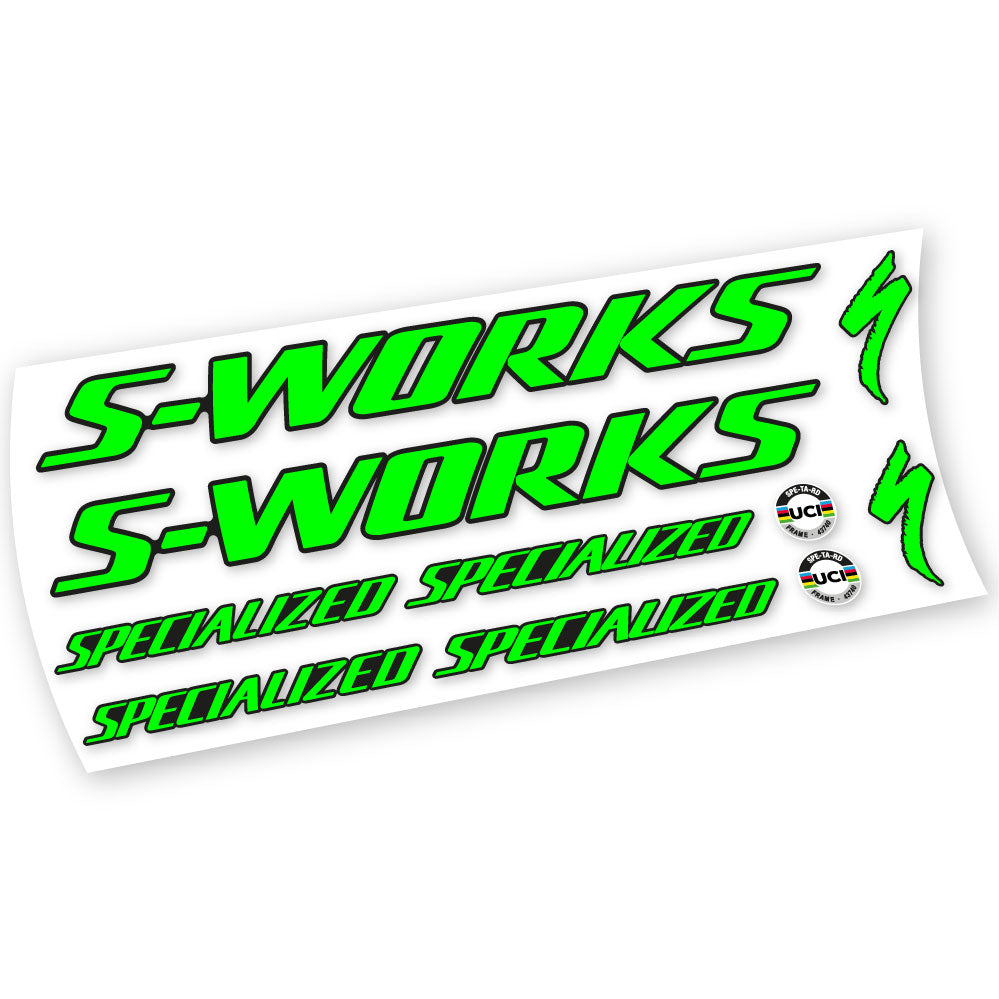 Autocollants compatibles avec le cadre Specialized S-Works Tarmac SL7 (modèles 2021-2023) | Autocollants en vinyle pour vélo de route