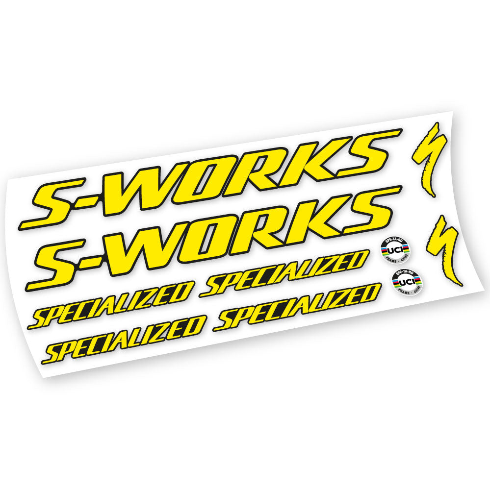 Autocollants compatibles avec le cadre Specialized S-Works Tarmac SL7 (modèles 2021-2023) | Autocollants en vinyle pour vélo de route