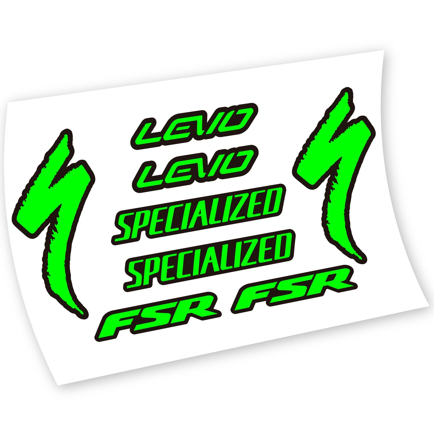 Autocollants, Specialized Levo FSR, Cadre, Vélo vinyle sticker