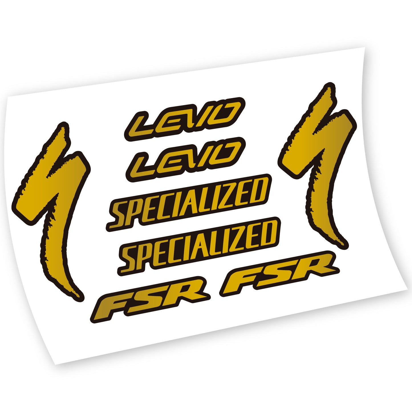 Autocollants, Specialized Levo FSR, Cadre, Vélo vinyle sticker