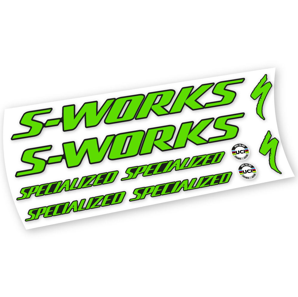 Autocollants compatibles avec le cadre Specialized S-Works Tarmac SL7 (modèles 2021-2023) | Autocollants en vinyle pour vélo de route