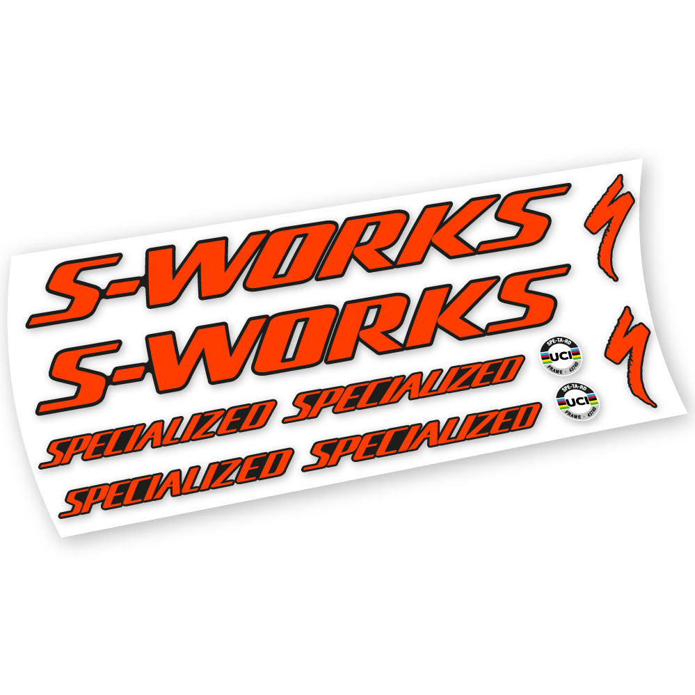Autocollants compatibles avec le cadre Specialized S-Works Tarmac SL7 (modèles 2021-2023) | Autocollants en vinyle pour vélo de route