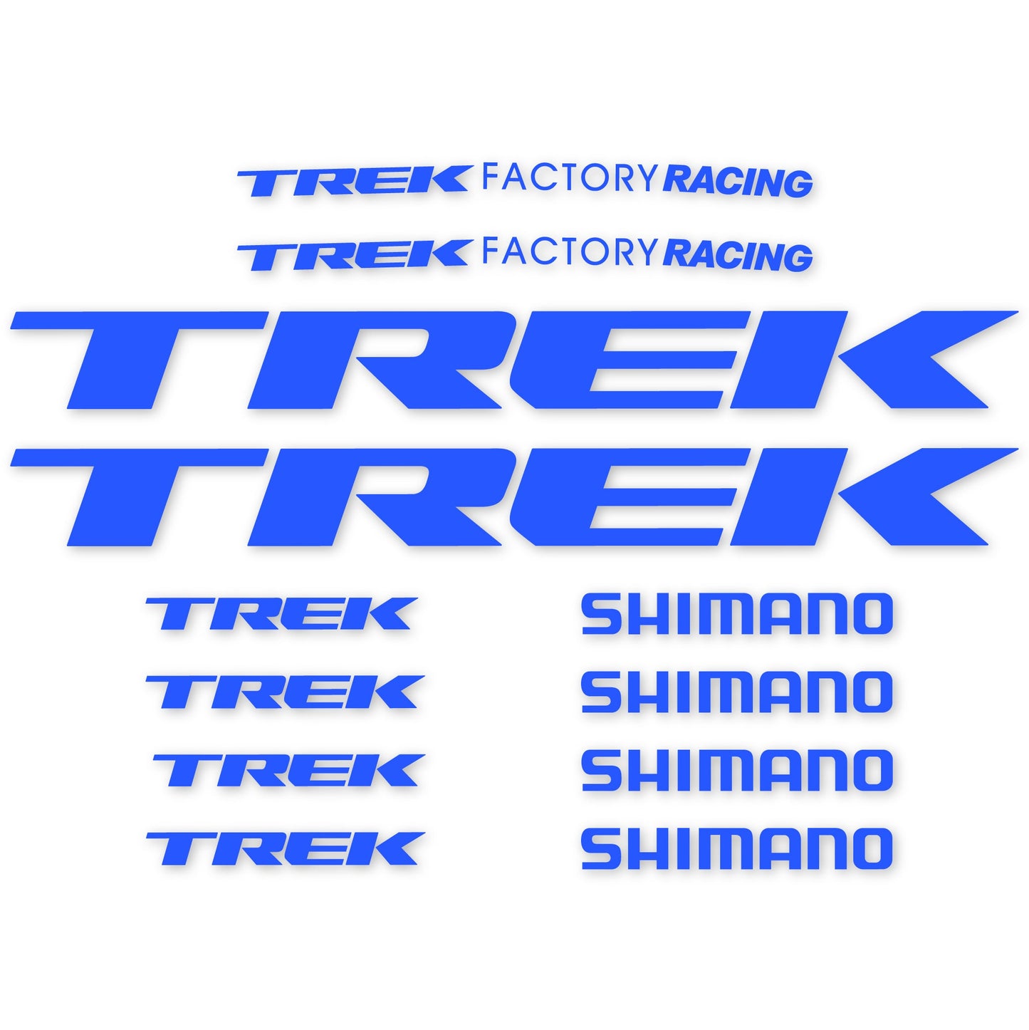 Autocollants, Trek Factory Racing Team, Cadre, Autocollant Vélo vinyle