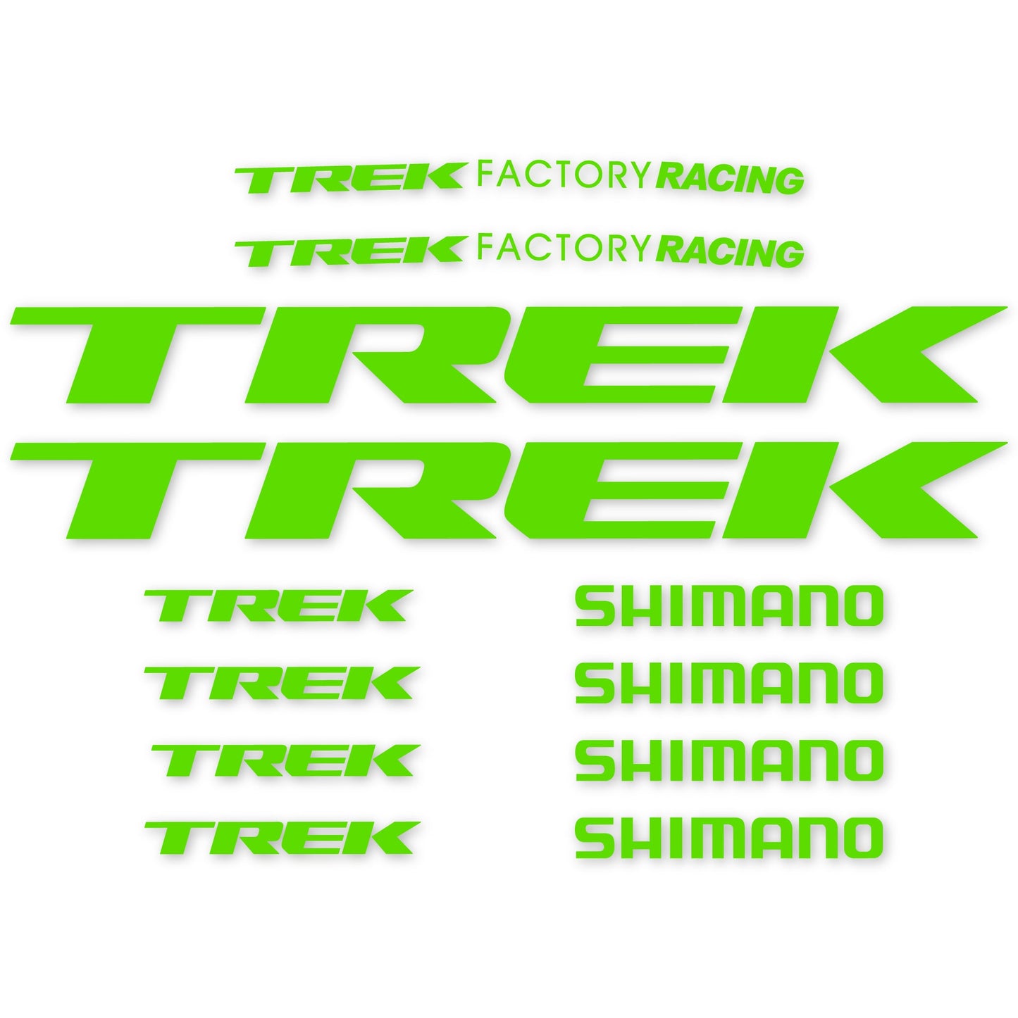 Autocollants, Trek Factory Racing Team, Cadre, Autocollant Vélo vinyle