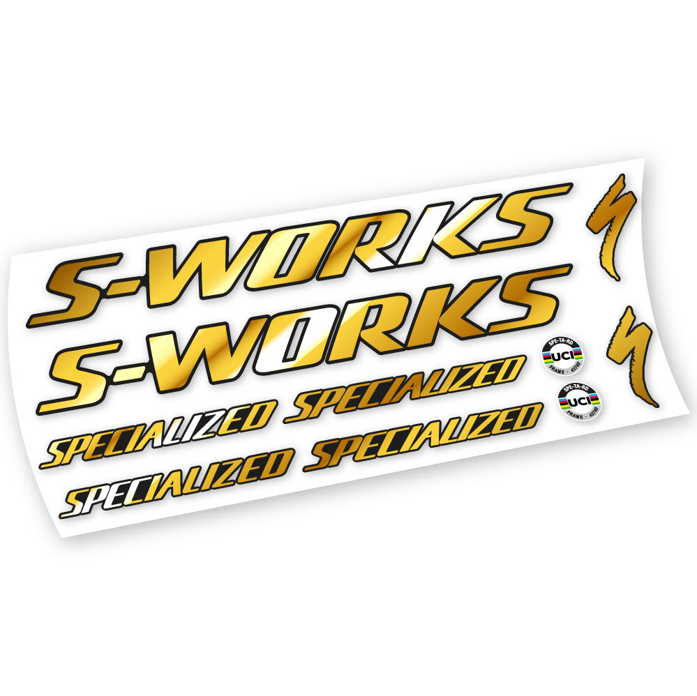 Autocollants compatibles avec le cadre Specialized S-Works Tarmac SL7 (modèles 2021-2023) | Autocollants en vinyle pour vélo de route