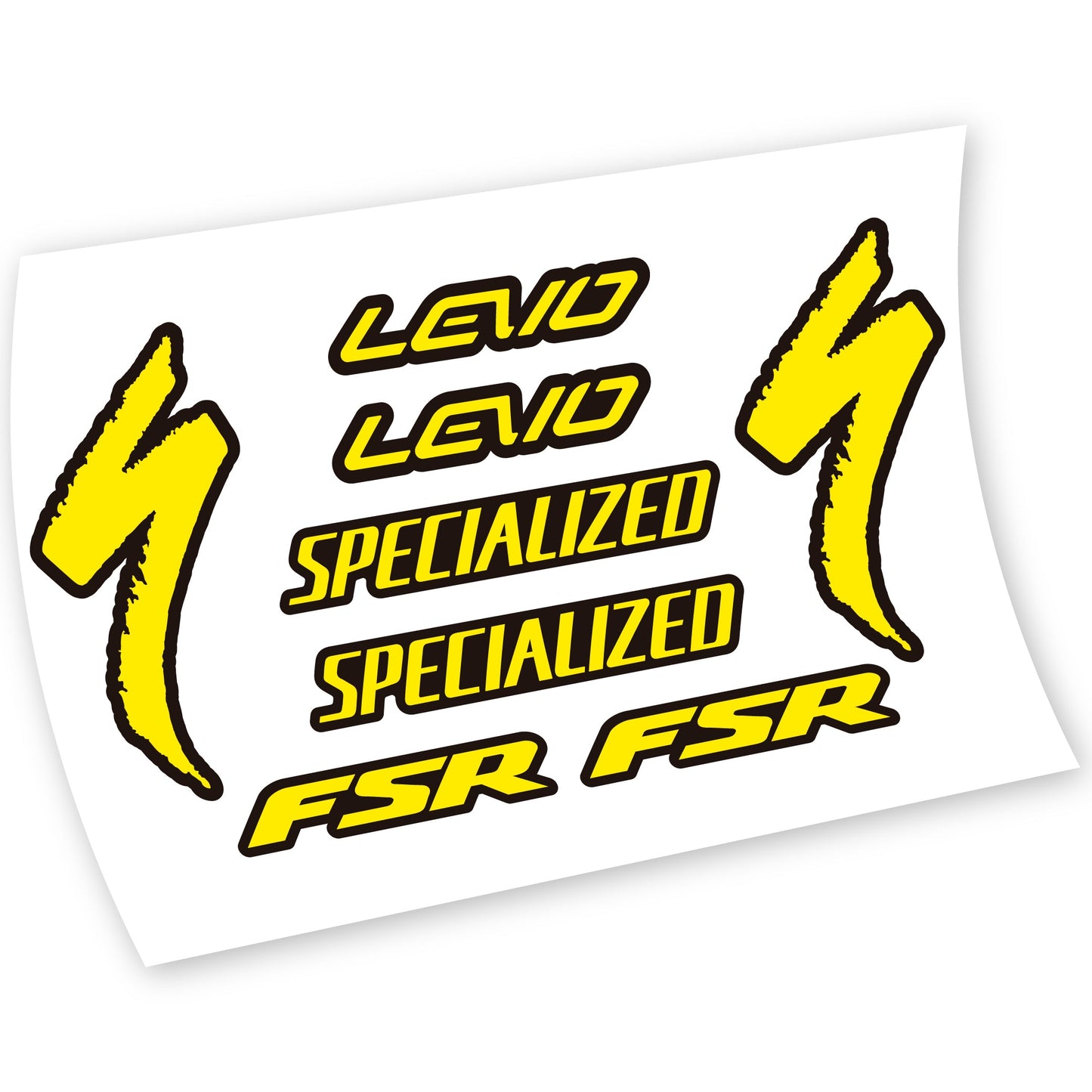 Autocollants, Specialized Levo FSR, Cadre, Vélo vinyle sticker