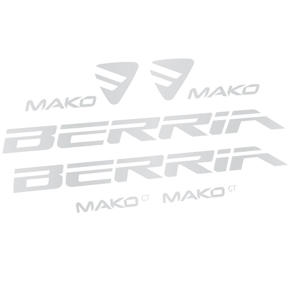 Autocollant Berria Mako GT, Cadre, Vélo vinyle autocollant