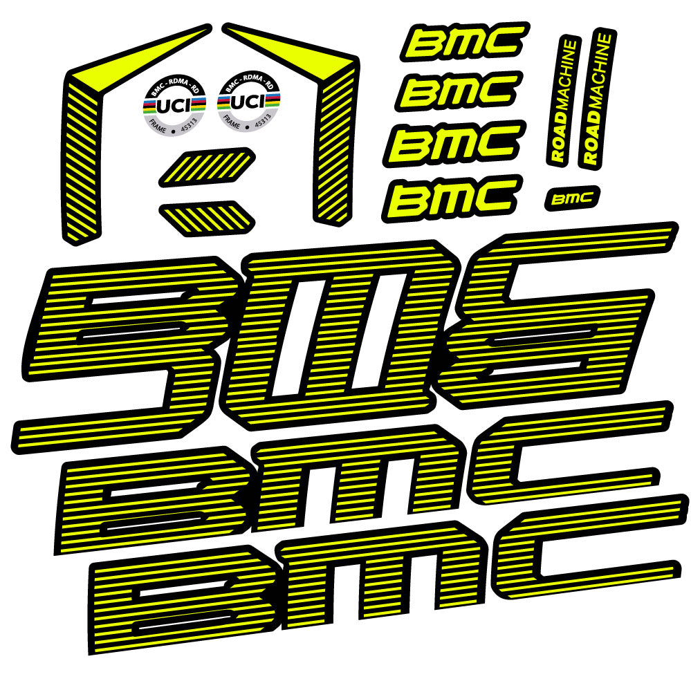 Autocollant BMC Road Machine 01 FIVE Endurance 2022, Cadre, Vélo vinyle sticker