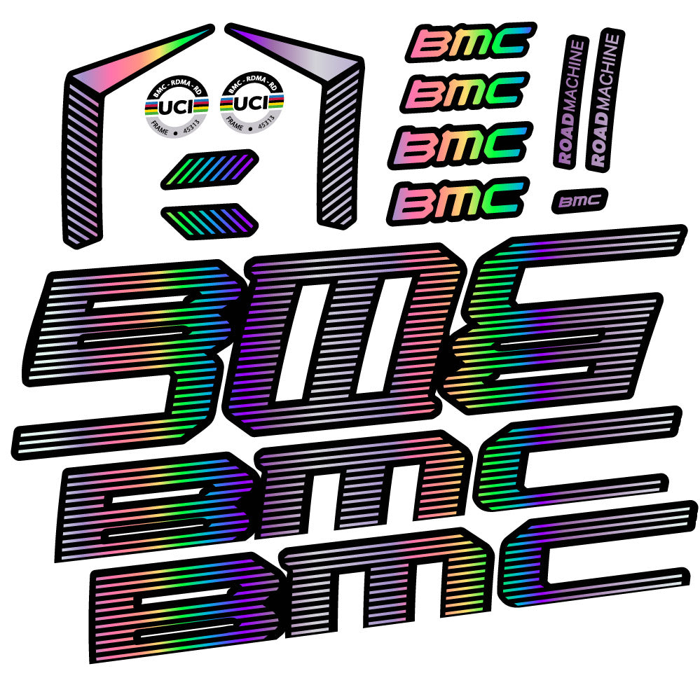 Autocollant BMC Road Machine 01 FIVE Endurance 2022, Cadre, Vélo vinyle sticker