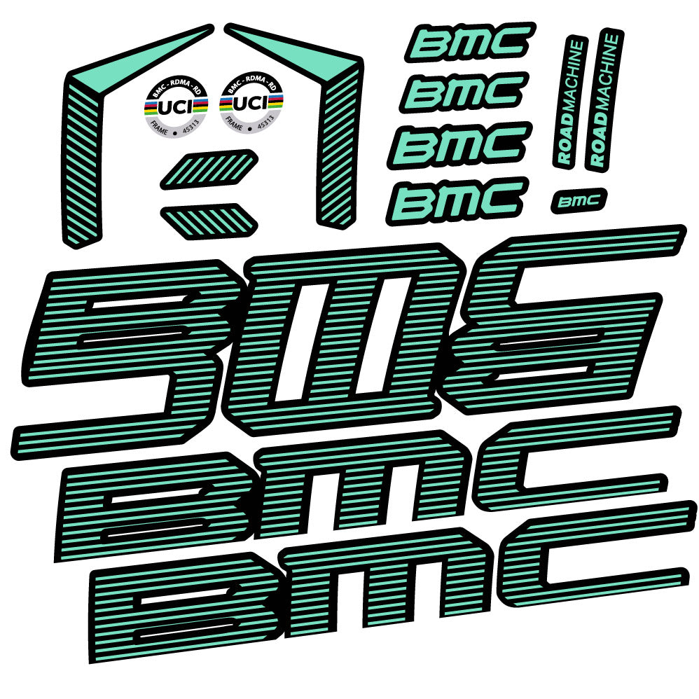 Autocollant BMC Road Machine 01 FIVE Endurance 2022, Cadre, Vélo vinyle sticker