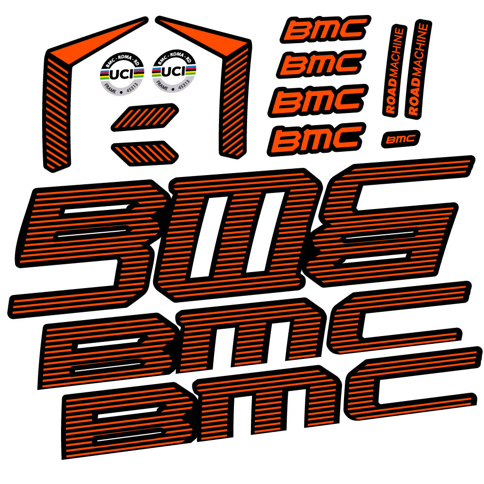 Autocollant BMC Road Machine 01 FIVE Endurance 2022, Cadre, Vélo vinyle sticker