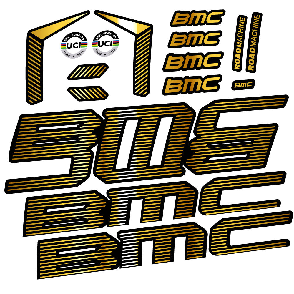 Autocollant BMC Road Machine 01 FIVE Endurance 2022, Cadre, Vélo vinyle sticker