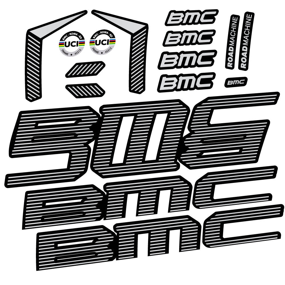 Autocollant BMC Road Machine 01 FIVE Endurance 2022, Cadre, Vélo vinyle sticker