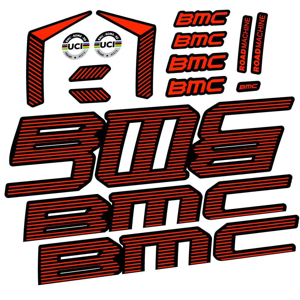 Autocollant BMC Road Machine 01 FIVE Endurance 2022, Cadre, Vélo vinyle sticker