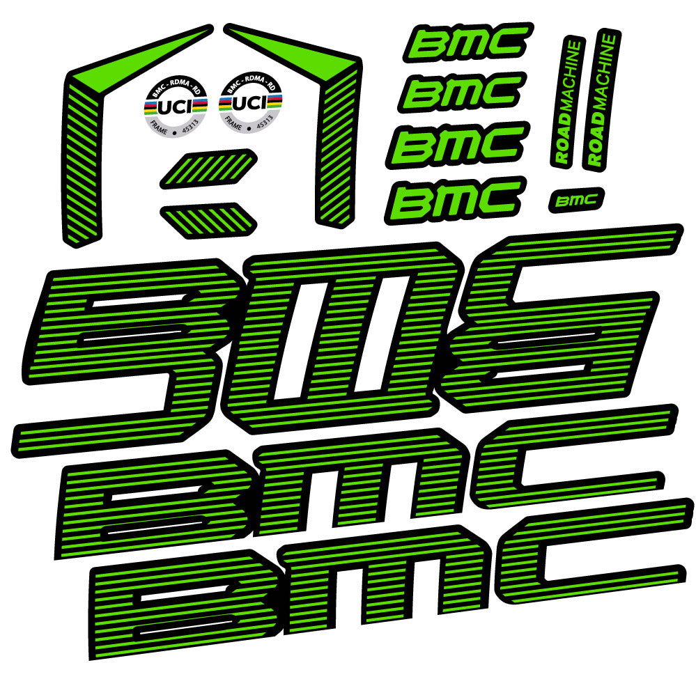 Autocollant BMC Road Machine 01 FIVE Endurance 2022, Cadre, Vélo vinyle sticker