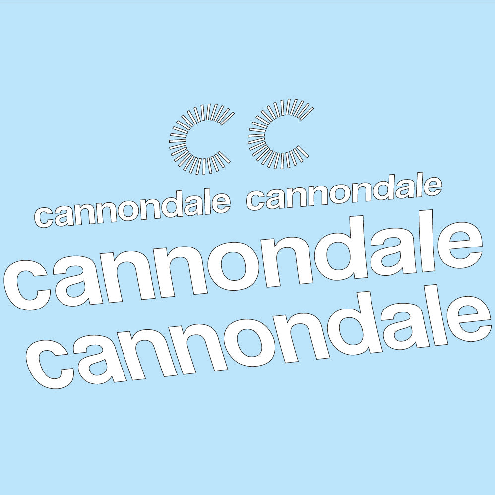 Autocollant Cannondale, Cadre, Vélo vinyle autocollant