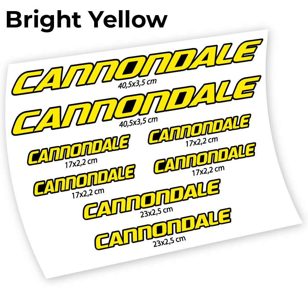 Autocollant Cannondale, Autocollant Cadre Vinyle