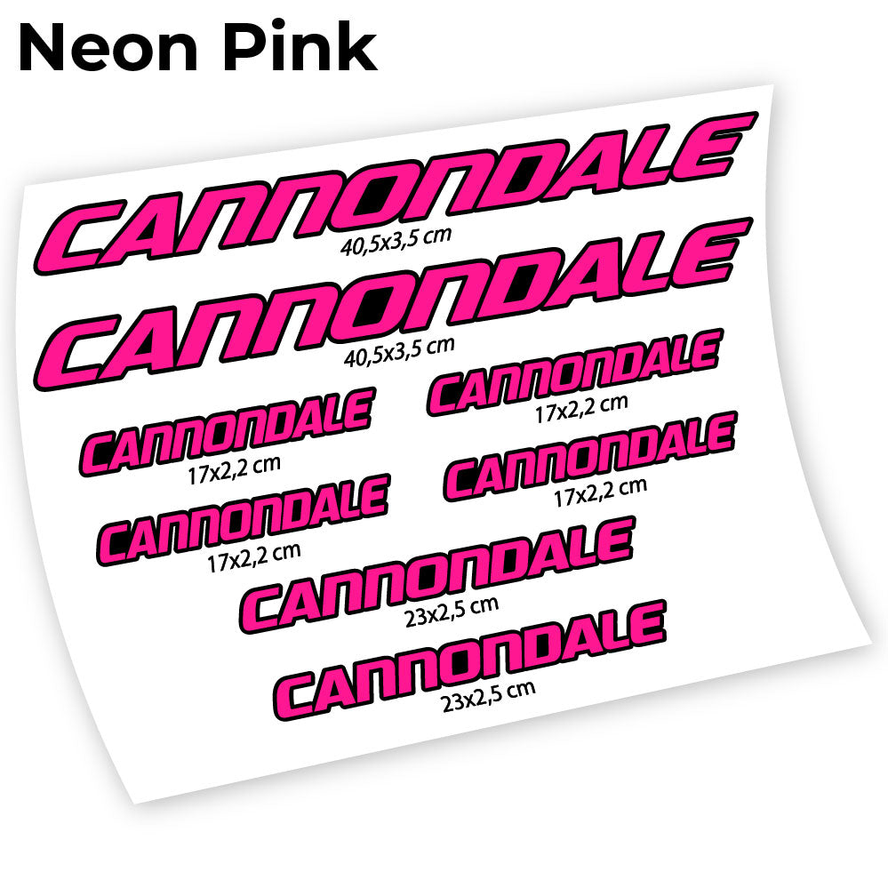 Autocollant Cannondale, Autocollant Cadre Vinyle