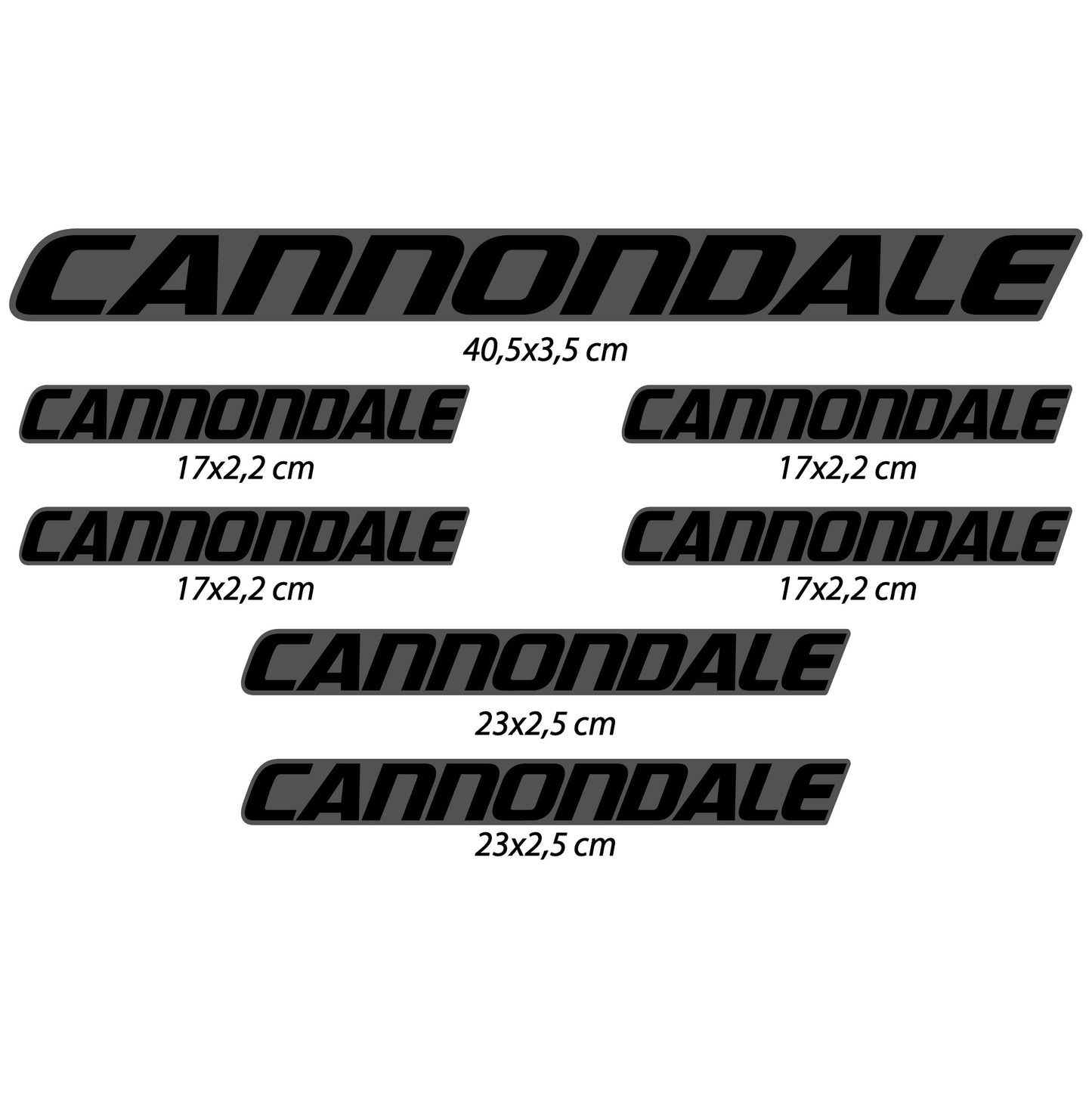 Autocollants, Cannondale, Cadre, Vélo vinyle autocollant
