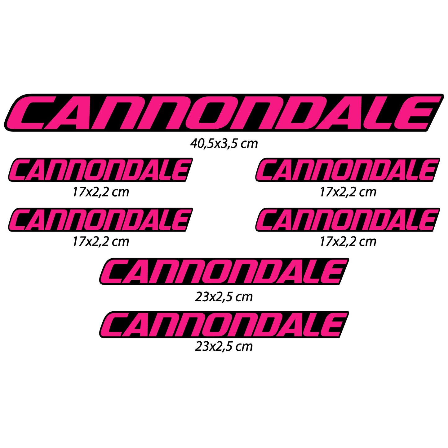 Autocollants, Cannondale, Cadre, Vélo vinyle autocollant
