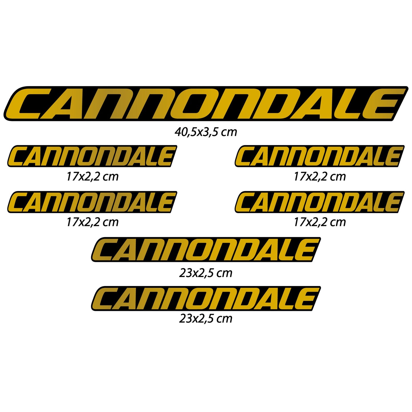 Autocollants, Cannondale, Cadre, Vélo vinyle autocollant