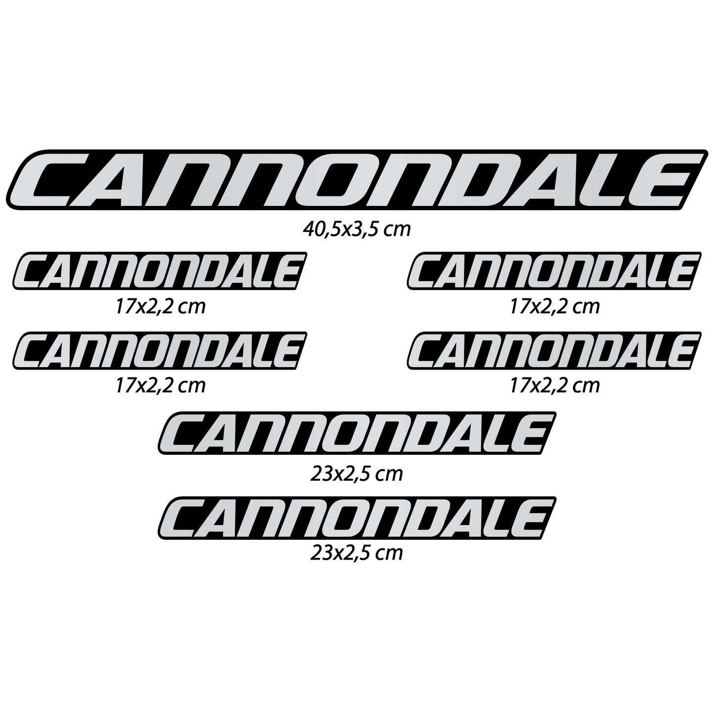Autocollants, Cannondale, Cadre, Vélo vinyle autocollant