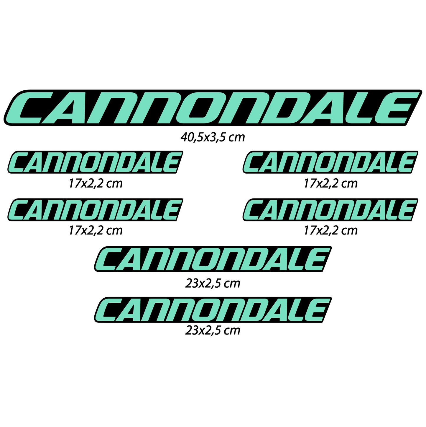 Autocollants, Cannondale, Cadre, Vélo vinyle autocollant