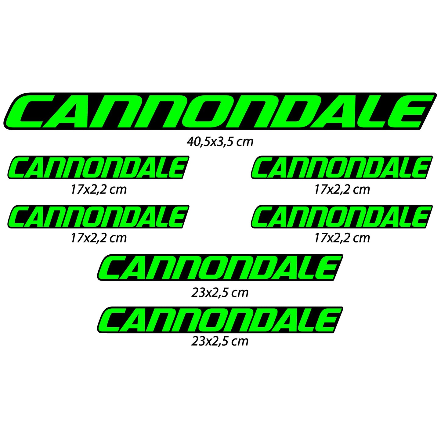 Autocollants, Cannondale, Cadre, Vélo vinyle autocollant
