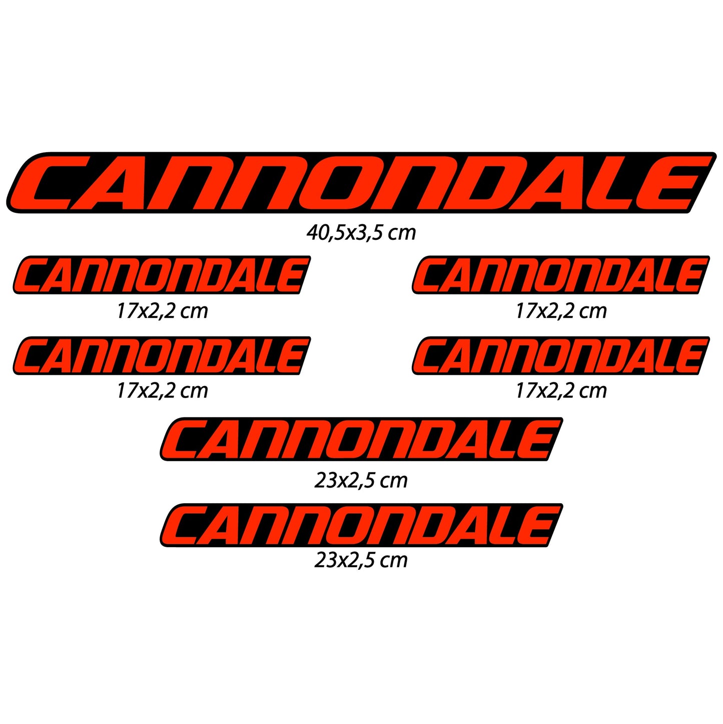 Autocollants, Cannondale, Cadre, Vélo vinyle autocollant