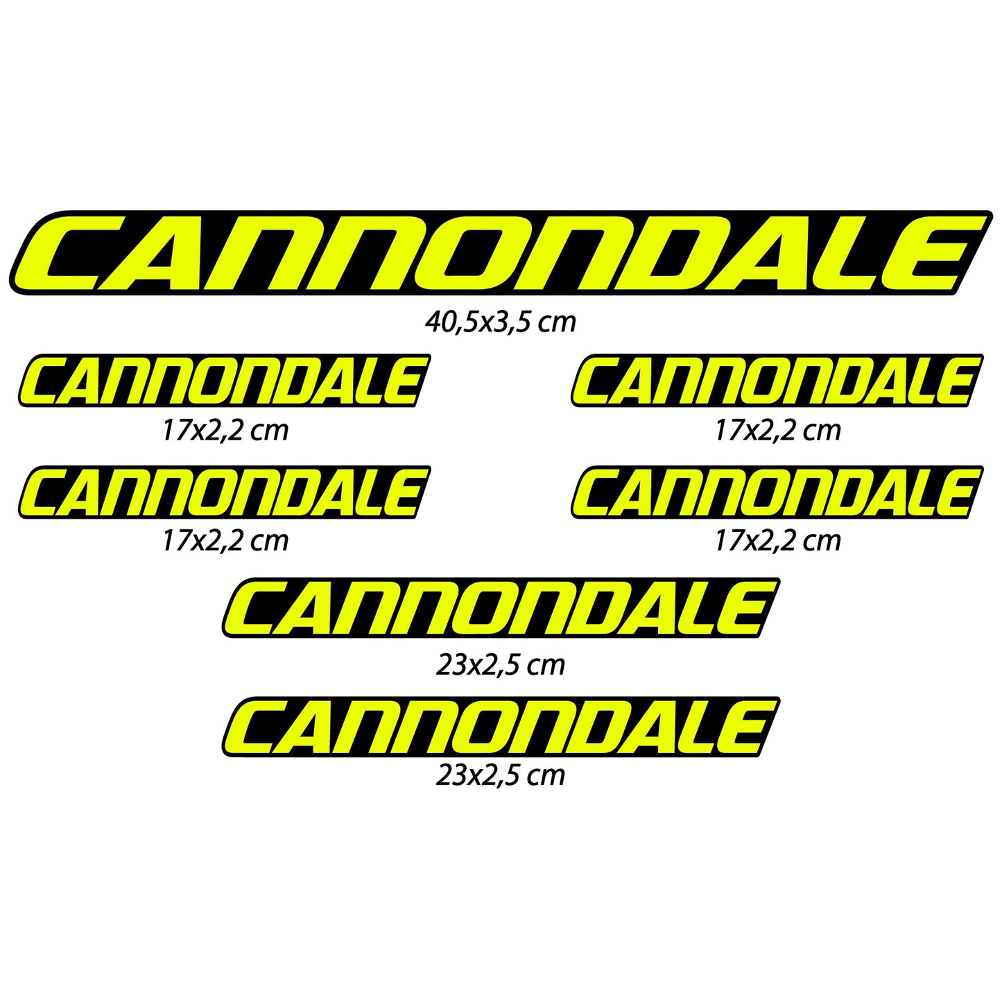 Autocollants, Cannondale, Cadre, Vélo vinyle autocollant