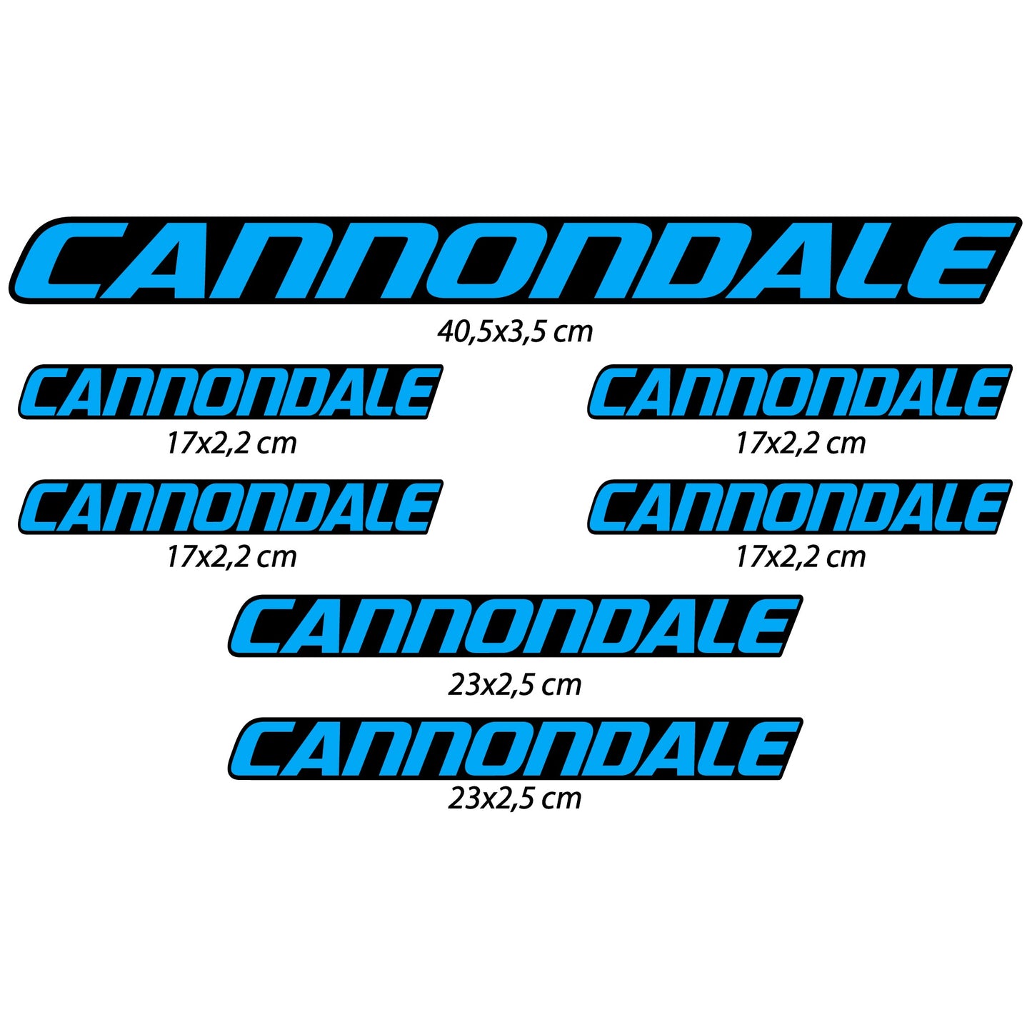 Autocollants, Cannondale, Cadre, Vélo vinyle autocollant