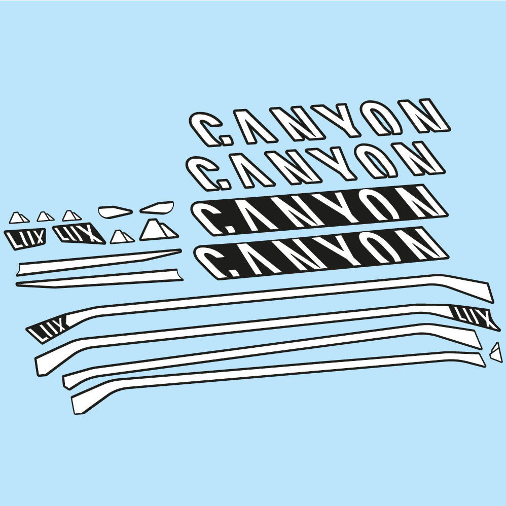 Autocollant Canyon Lux CF 7 2021, Cadre, Vélo vinyle sticker