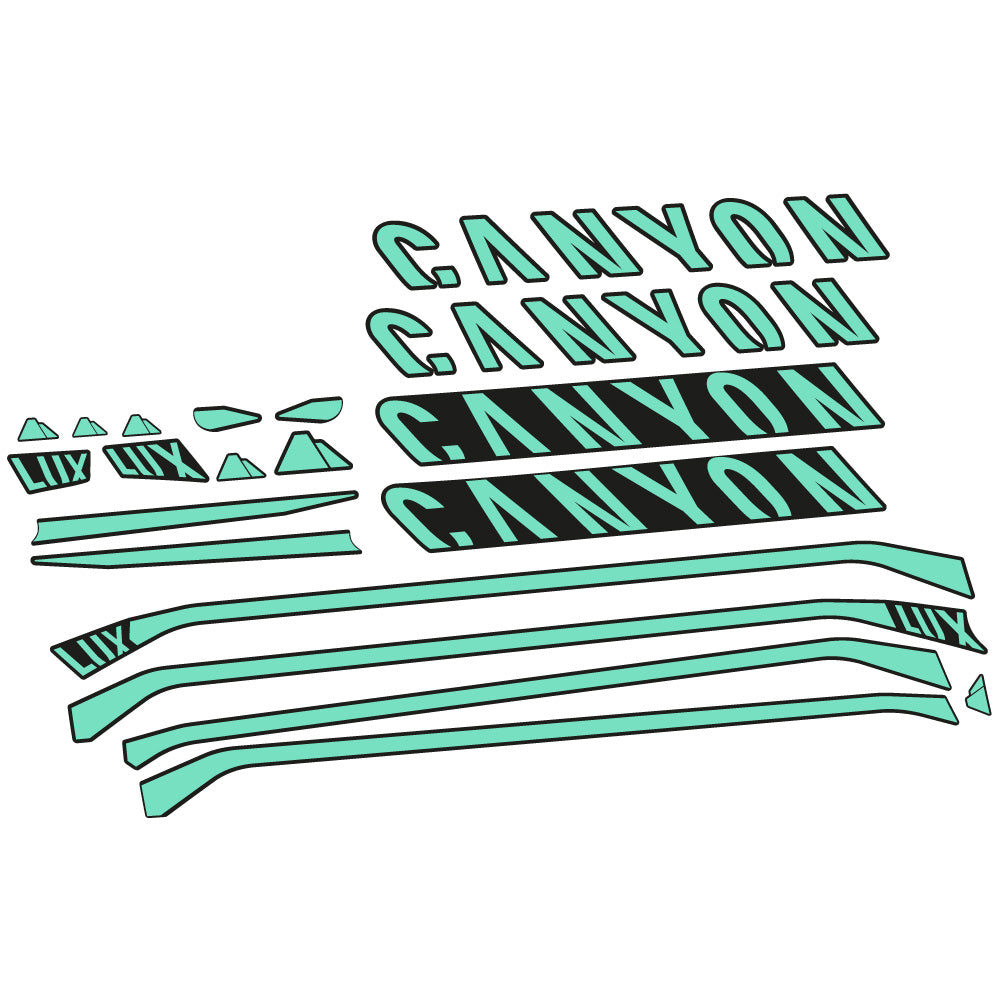 Autocollant Canyon Lux CF 7 2021, Cadre, Vélo vinyle sticker