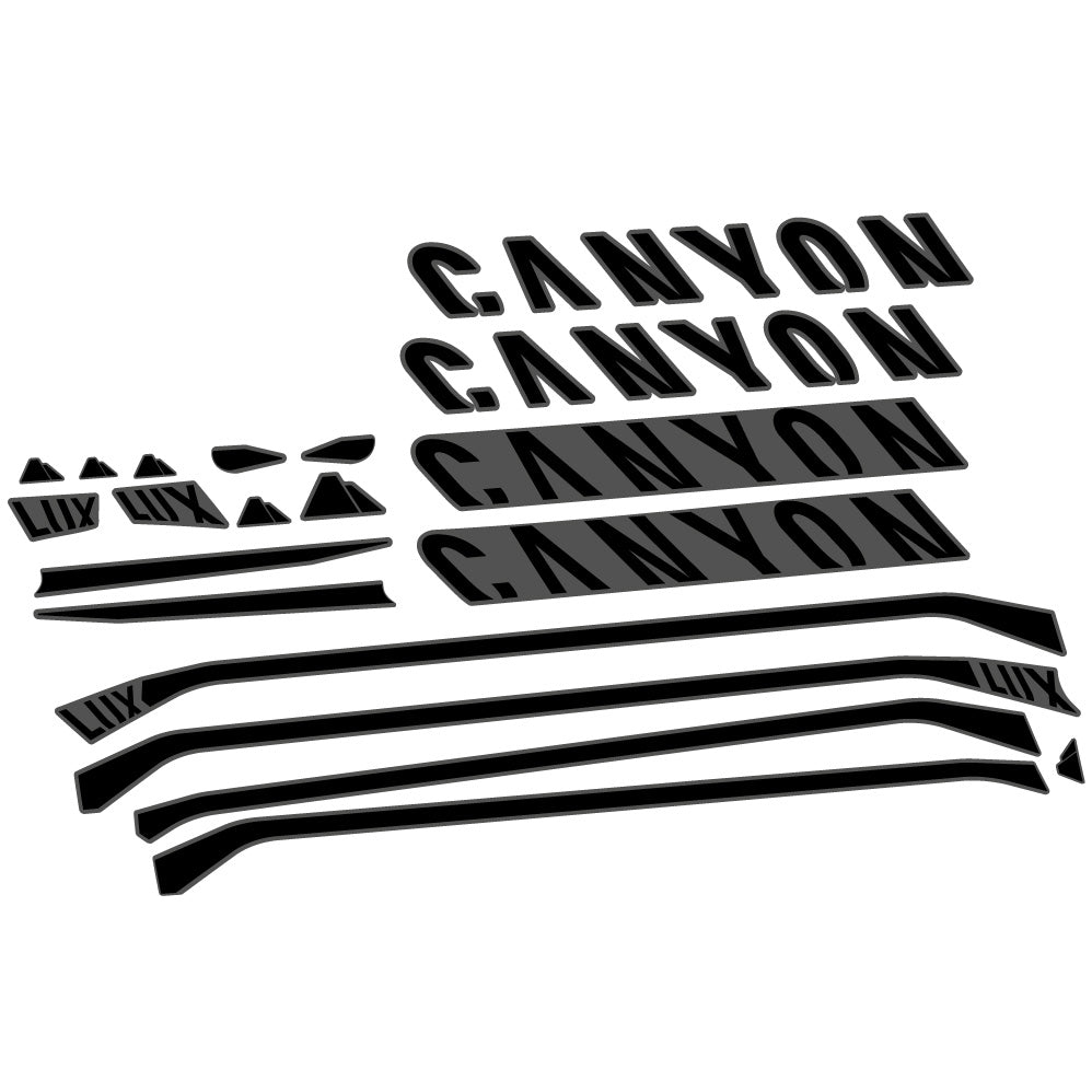 Autocollant Canyon Lux CF 7 2021, Cadre, Vélo vinyle sticker