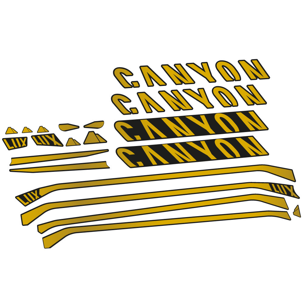 Autocollant Canyon Lux CF 7 2021, Cadre, Vélo vinyle sticker