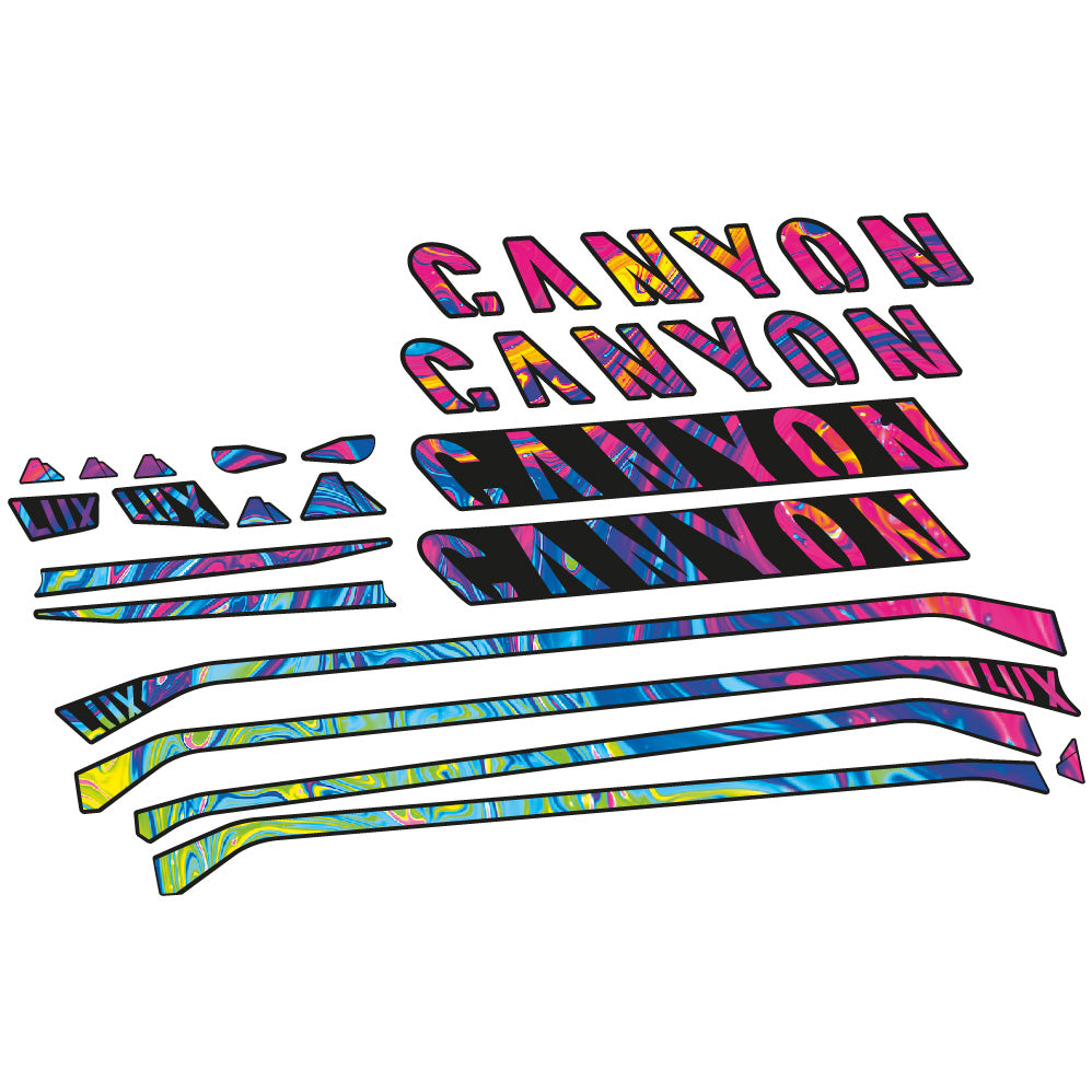 Autocollant Canyon Lux CF 7 2021, Cadre, Vélo vinyle sticker