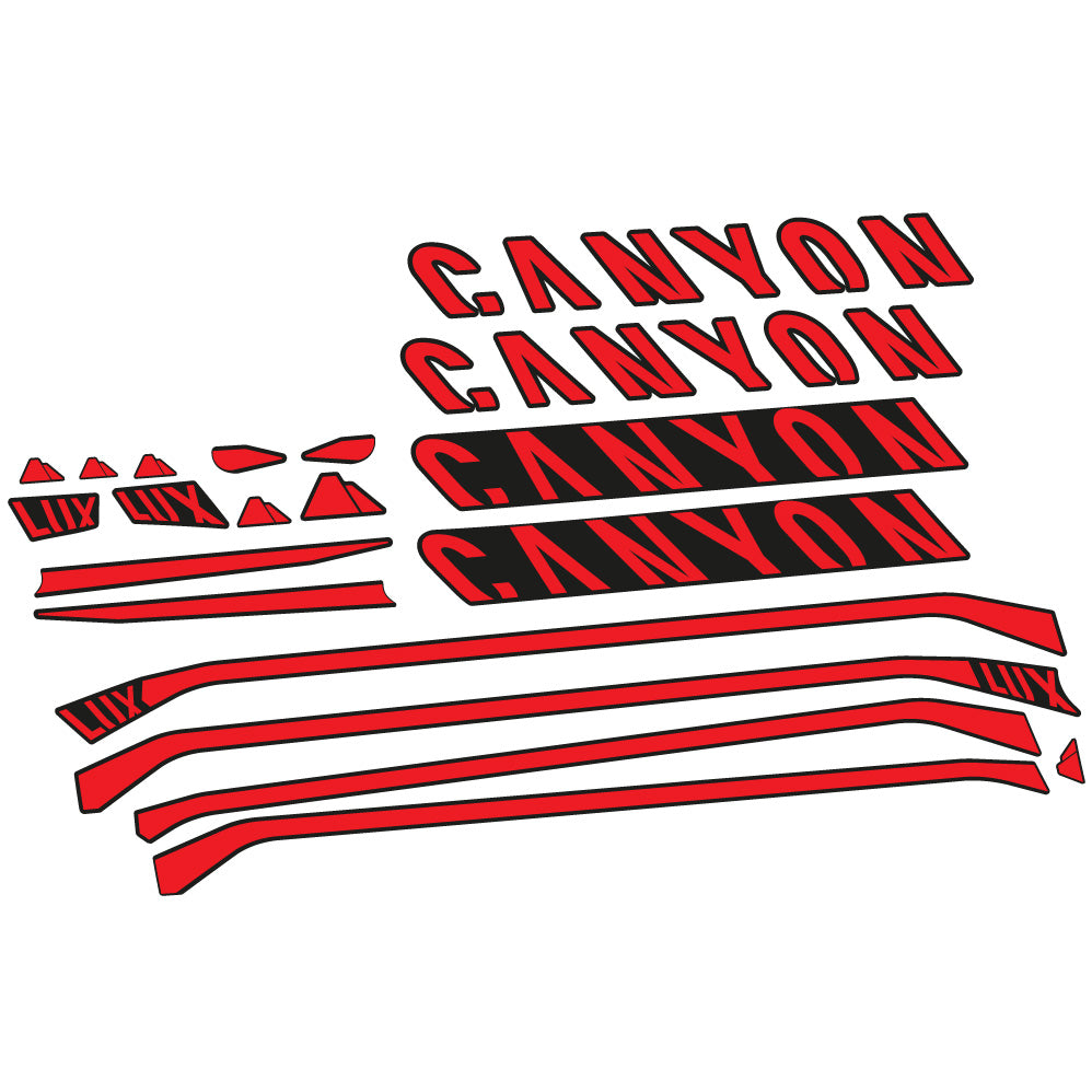 Autocollant Canyon Lux CF 7 2021, Cadre, Vélo vinyle sticker