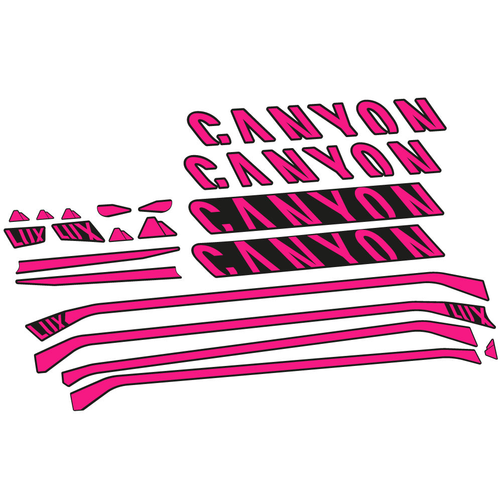Autocollant Canyon Lux CF 7 2021, Cadre, Vélo vinyle sticker