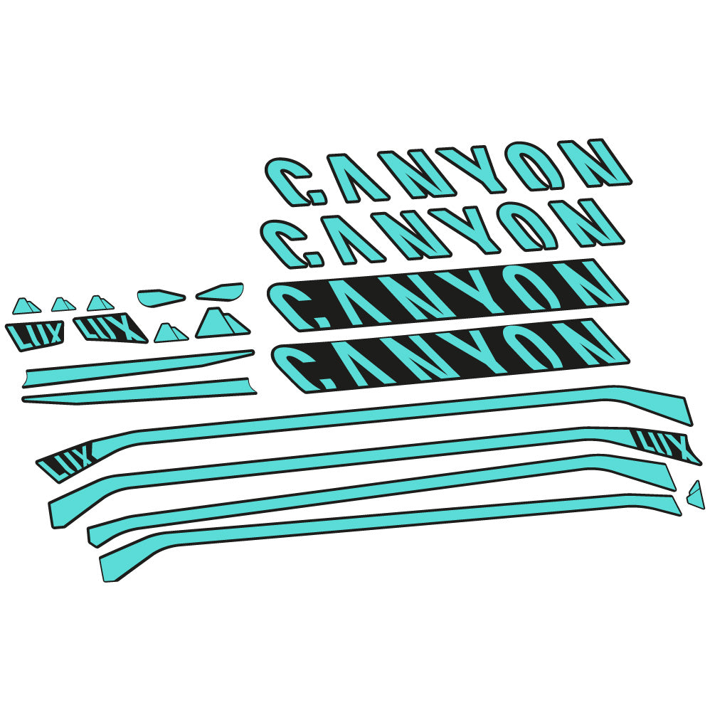 Autocollant Canyon Lux CF 7 2021, Cadre, Vélo vinyle sticker