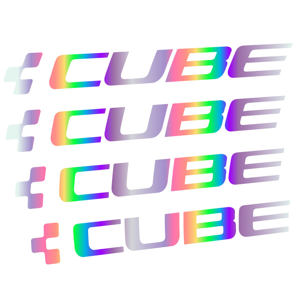 Autocollant Cube, Cadre, Vélo vinyle autocollant