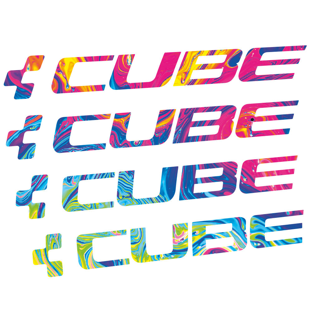 Autocollant Cube, Cadre, Vélo vinyle autocollant