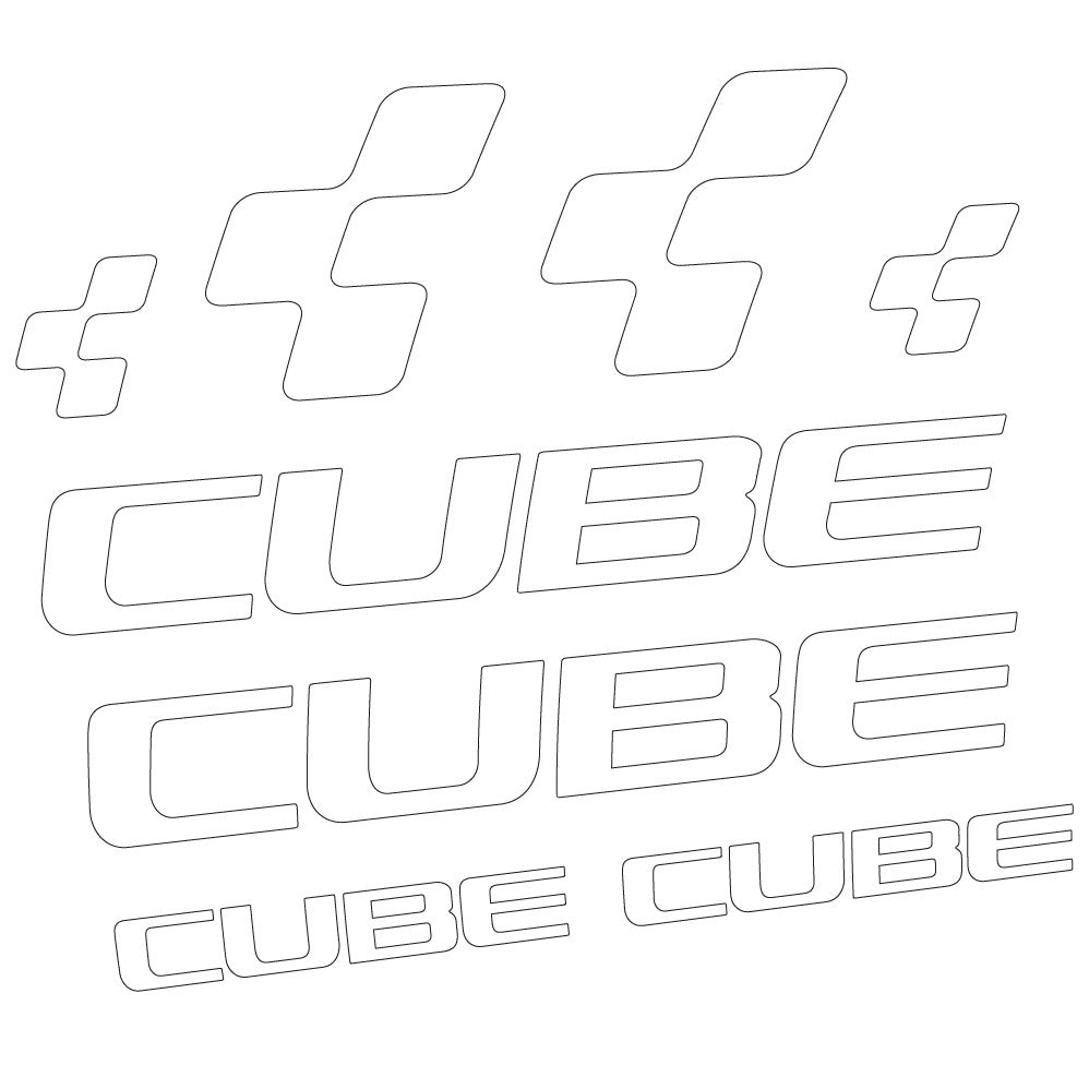 Autocollant Cube, Cadre, Vélo vinyle autocollant