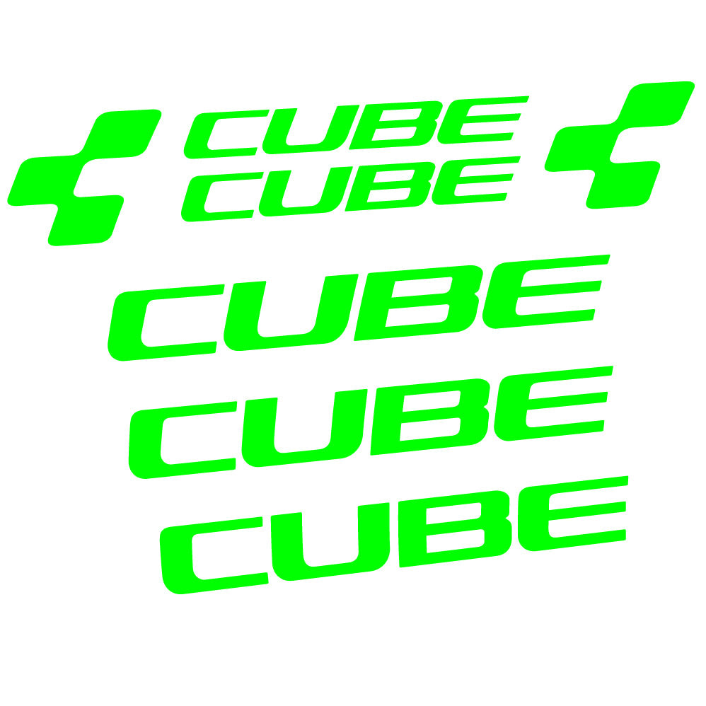 Autocollant Cube, Cadre, Vélo vinyle autocollant