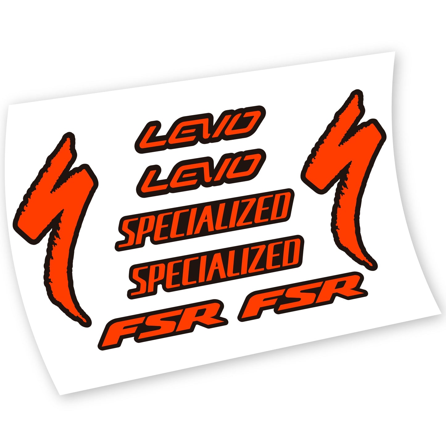 Autocollants, Specialized Levo FSR, Cadre, Vélo vinyle sticker